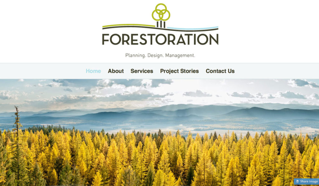 Forestorations Inc. Website